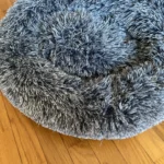 Cozy Round Pet Bed in Stylish Gradient for Large Dogs photo review