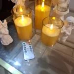 Flameless Remote-Control LED Candle Set for Cozy Events photo review