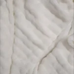 Plush White Striped Faux Rabbit Fur Throw Blanket for Cozy Comfort photo review