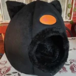 Cozy Cotton Cat Cave: Ultimate Winter Pet Bed Retreat photo review