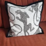 Simplicity Jacquard Embroidered Pillow Covers Decorative Home Decor Cushion Cover Light Luxury Pillowcases with Sense of Design photo review