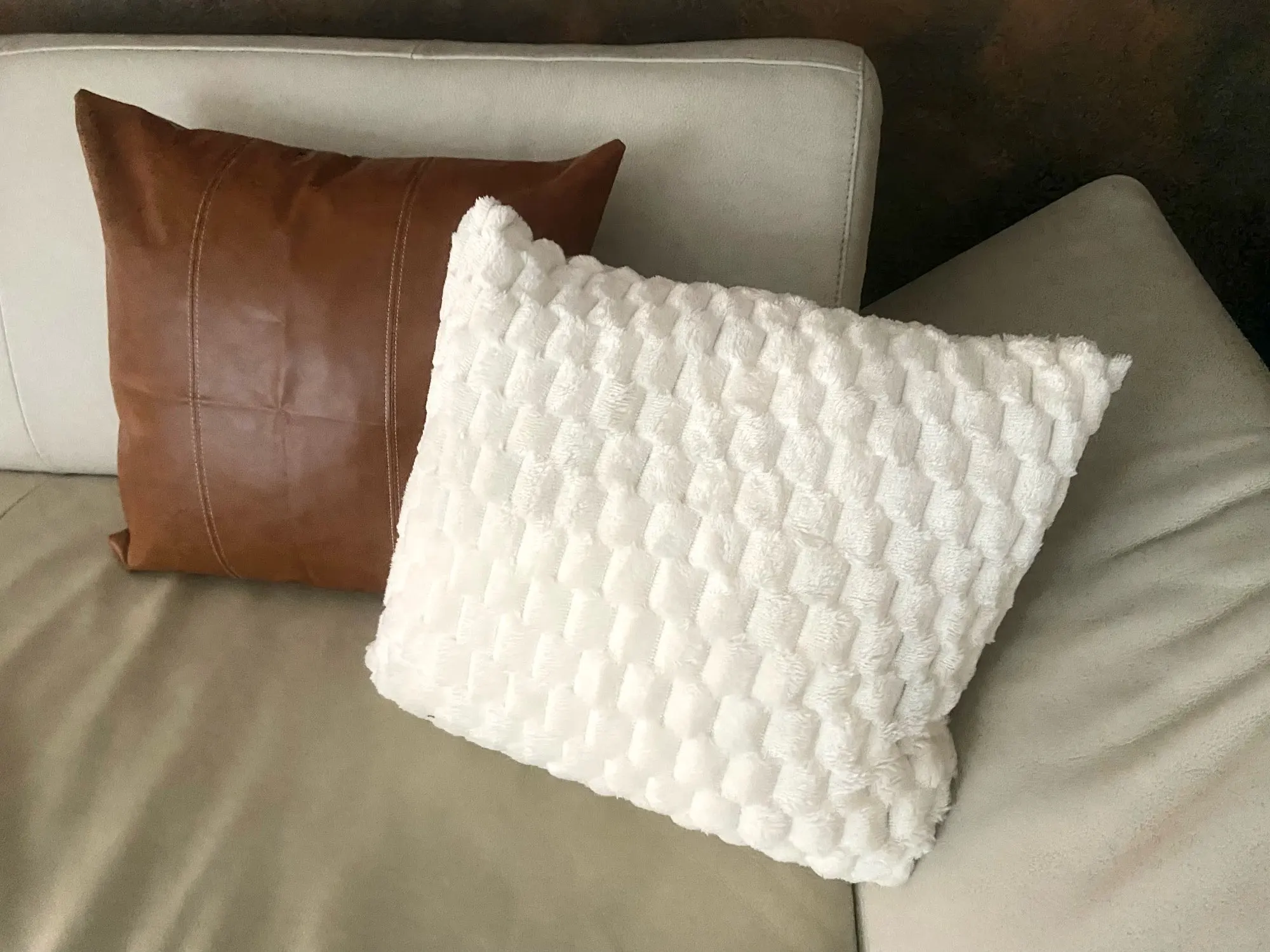 Cozy Cream Pineapple Turtle Plush Pillowcase for Home Decor photo review