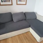 Elegant Jacquard Sofa Seat Cover - Easy-Clean Stripe Design photo review