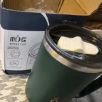 Stylish 500 ml Insulated Stainless Steel Coffee Mug with Handle photo review