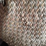 Seaweed Wicker Basket Rattan Hanging Flowerpot Dirty Clothes Storage WF1015 photo review