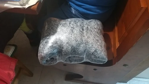 Cozy Round Plush Dog & Cat Bed for Ultimate Warmth & Style photo review