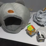 Cozy Cotton Cat Cave: Ultimate Winter Pet Bed Retreat photo review