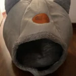 Cozy Cotton Cat Cave: Ultimate Winter Pet Bed Retreat photo review
