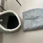 Cozy Cartoon Cat Bed: Removable, Washable, & Foldable Delight photo review