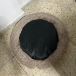 Cozy Round Plush Dog & Cat Bed for Ultimate Warmth & Style photo review