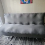 Solid Stretchable Armless Sofa Bed Cover for Easy Revamp photo review