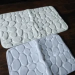 Luxurious Cobblestone Non-Slip Memory Foam Bath Mat photo review