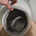 Cozy Cotton Cat Cave: Ultimate Winter Pet Bed Retreat photo review