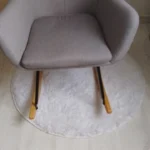 Ultra Cozy Fluffy White Round Rug for Chic Home Decor photo review