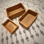 Handcrafted Rattan Storage Baskets - Stylish Nesting Wicker Set photo review