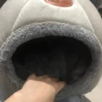 Cozy Cotton Cat Cave: Ultimate Winter Pet Bed Retreat photo review