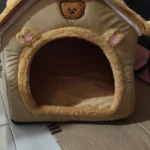 Cozy Foldable Pet House: Washable Cave for Cats & Small Dogs photo review