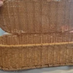 Bohemian Imitation Rattan Storage Basket - Woven Storage Box, Dust-proof Cutlery Frame, Home Decoration Basket Kitchen Organizer photo review
