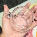 Elegant Double Wall Borosilicate Glass Mug - 350 ml Insulated Delight photo review