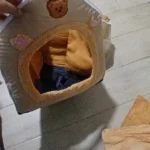 Cozy Foldable Pet House: Washable Cave for Cats & Small Dogs photo review