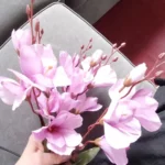 Elegant Magnolia Silk Flower Set - 5 Forks, 20 Heads for Home Decor photo review