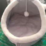 Cozy Cartoon Cat Bed: Removable, Washable, & Foldable Delight photo review