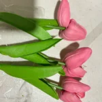 Real Touch Tulip Faux Flower Bouquets - 5 or 10 Pcs for Home Elegance photo review