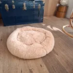 Cozy Round Pet Bed in Stylish Gradient for Large Dogs photo review