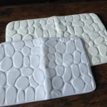Luxurious Cobblestone Non-Slip Memory Foam Bath Mat photo review