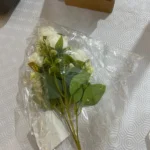 Lifelike 30 cm White Silk Peony Bouquet for Elegant Decor photo review