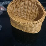 Wall Mounted Vegetable and Fruit Basket, Simulated Rattan Hanging Basket, Plastic Wall-mounted Hanging Basket, Home Decoration photo review