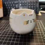 Charming Cat-Shaped Ceramic Mug - 13 oz Coffee Delight photo review
