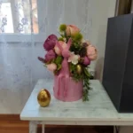 Luxurious Autumn White Silk Roses Bouquet for Timeless Elegance photo review