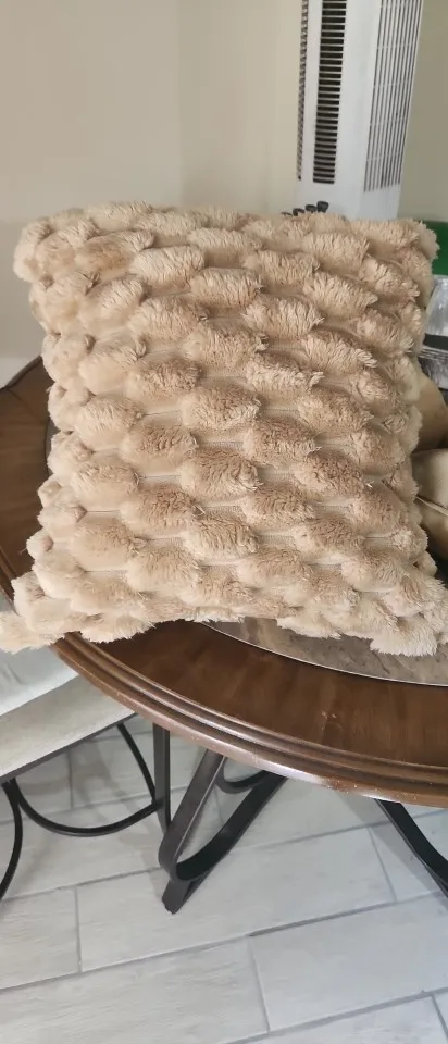 Cozy Cream Pineapple Turtle Plush Pillowcase for Home Decor photo review