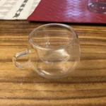 Elegant Double Wall Borosilicate Glass Mug - 350 ml Insulated Delight photo review