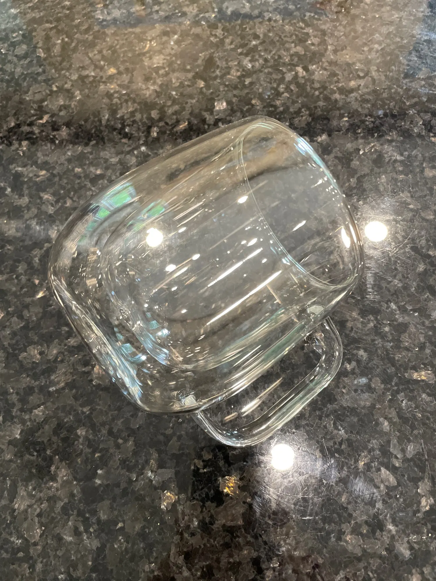 Elegant Double Wall Borosilicate Glass Mug - 350 ml Insulated Delight photo review