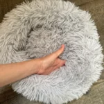 Cozy Plush Cat Bed for Ultimate Warmth & Comfort photo review