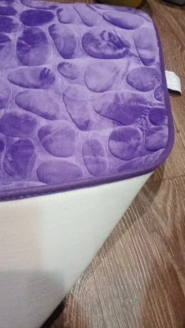 Luxurious Cobblestone Non-Slip Memory Foam Bath Mat photo review