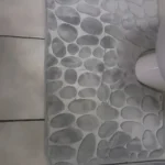 Luxurious Cobblestone Non-Slip Memory Foam Bath Mat photo review