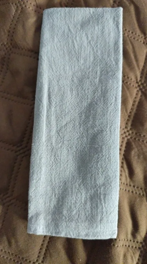 Cotton Linen Thicken Colorful Cloth Napkins,Reusable Fabric Placemat,for Kitchen Dining Hotel Restaurant Serving Table Decor photo review