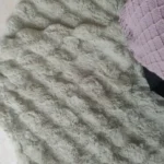 Cozy Round Plush Rabbit Hair Velvet Rug for Kids' Rooms photo review