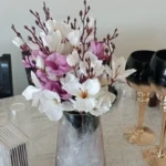 Vibrant 20-Head Artificial Magnolia Bouquet for Timeless Elegance photo review