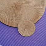 Festive Round Braided Placemats Set of 6 - Non-Slip, Washable Dining Essentials photo review