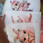 Whimsical Ballerina Bunny Canvas Set for Girls' Rooms photo review