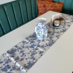Retro Cerc Blue-and-White Porcelain Vase Floral Decorative Accories for Living Room Fre Flowers Artificial Flowers photo review