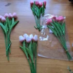 Real Touch Tulip Faux Flower Bouquets - 5 or 10 Pcs for Home Elegance photo review