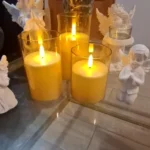 Flameless Remote-Control LED Candle Set for Cozy Events photo review