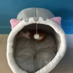 Cozy Cotton Cat Cave: Warm Pet Bed for Cats & Small Dogs photo review