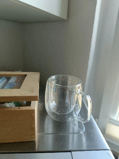 Elegant Double Wall Borosilicate Glass Mug - 350 ml Insulated Delight photo review