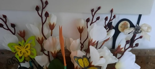 Vibrant 20-Head Artificial Magnolia Bouquet for Timeless Elegance photo review